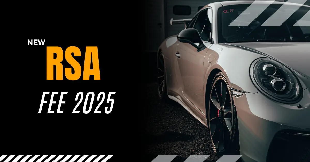 RSA Fee Increasing for 2025