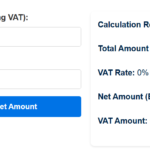 Net of VAT Calculator